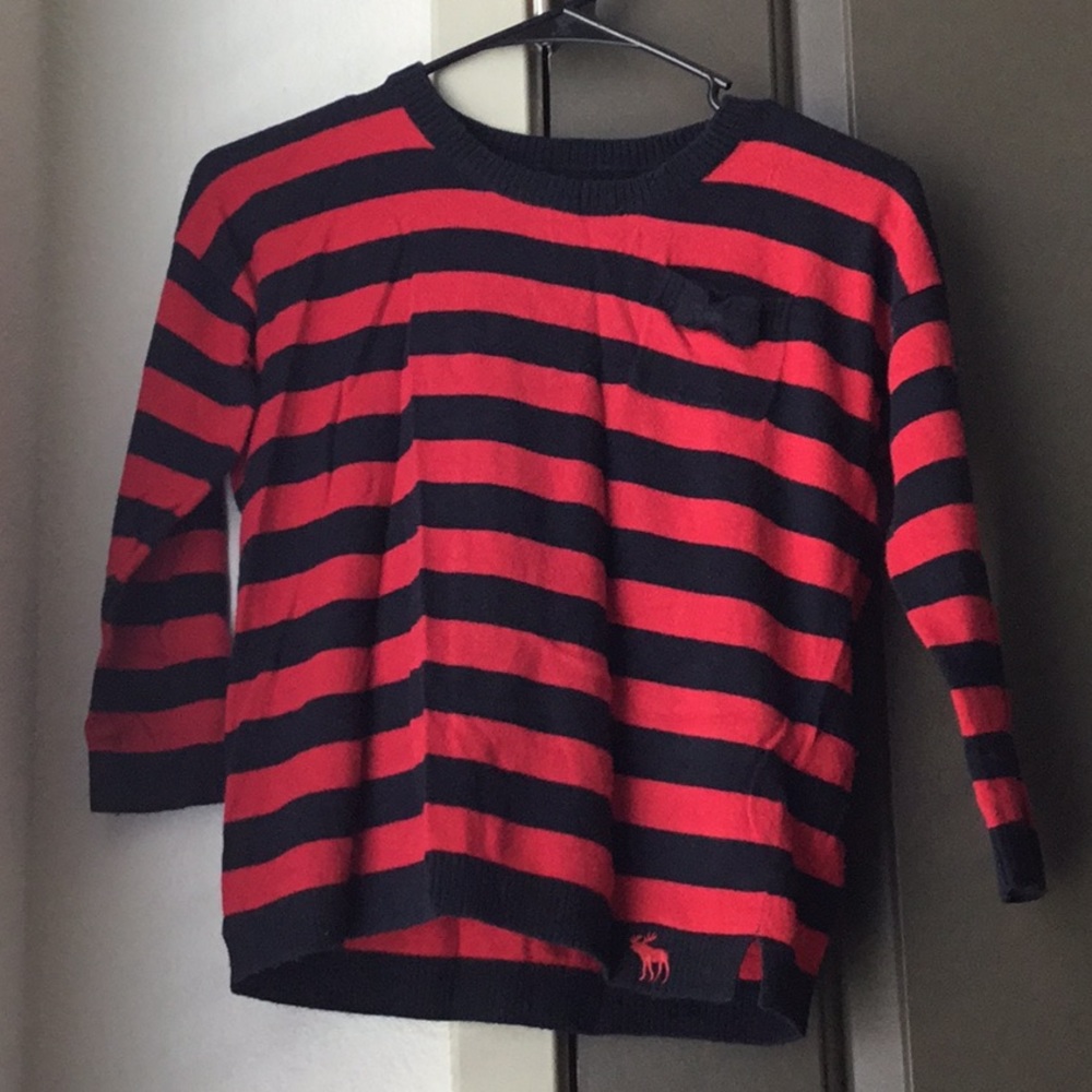 Striped Abercrombie kids sweater
